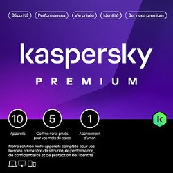 image produit Kaspersky Antivirus Premium Boîte Mini - 1 An / 10 PC Grosbill