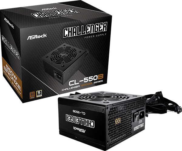 ASRock 80+ Bronze (550W) - Alimentation ASRock - grosbill.com - 0