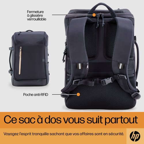 HP Travel 25L 15.6 IGRLaptop Bckpck - Achat / Vente sur grosbill.com - 7
