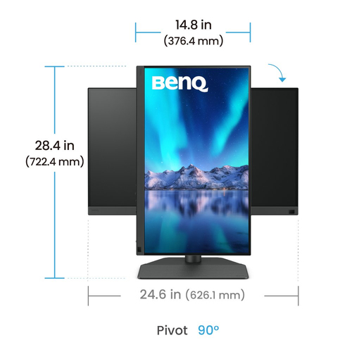 BenQ 24 pouces  9H.LLVLA.TBE - Ecran PC BenQ - grosbill.com - 3