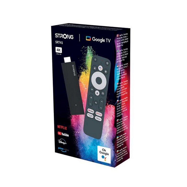 Strong Clé Google TV - 4K/Wifi/Android 11  (SRT41) - Achat / Vente Objet connecté / Domotique sur grosbill.com - 3