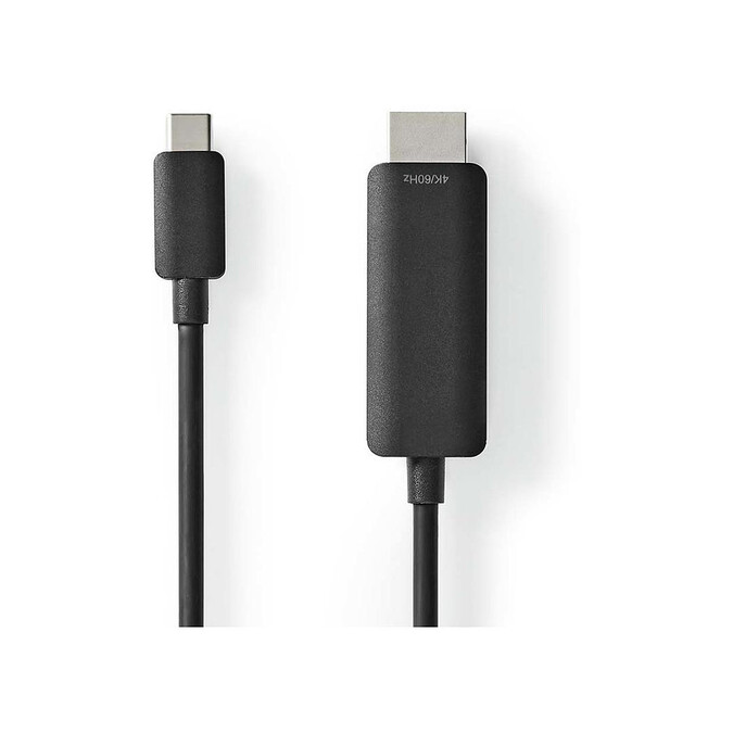 Nedis Adaptateur USB-C vers HDMI - 2m Noir
