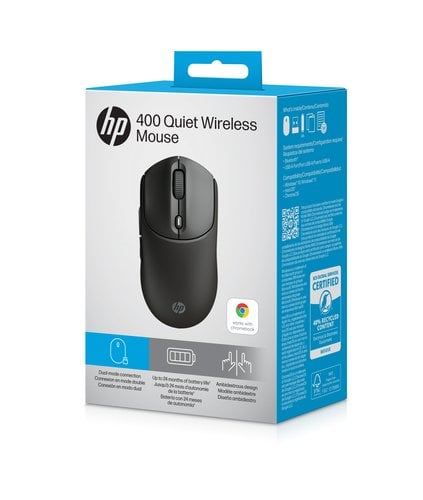 HP 400 Quiet Black Wireless Mouse EURO - Achat / Vente sur grosbill.com - 10