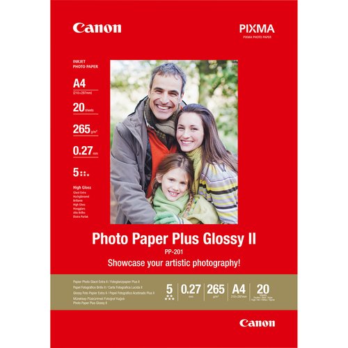 Canon Photo Glacé Plus II - A4 - 20 feuilles PP-201