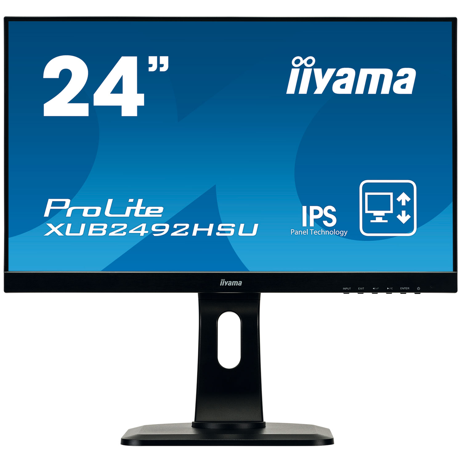 Iiyama 24 pouces  XUB2492HSU-B1-- - Ecran PC Iiyama - grosbill.com - 0