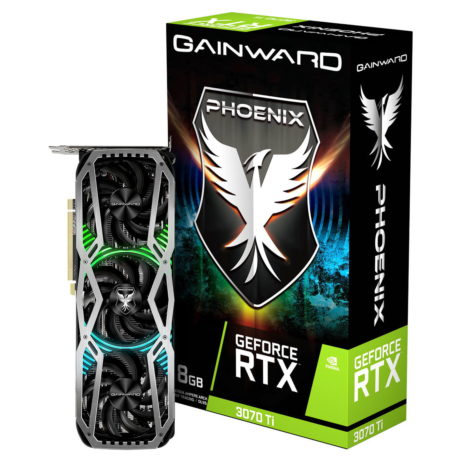 Gainward RTX 3070Ti PHOENIX 8G LHR  - Carte graphique Gainward - 0