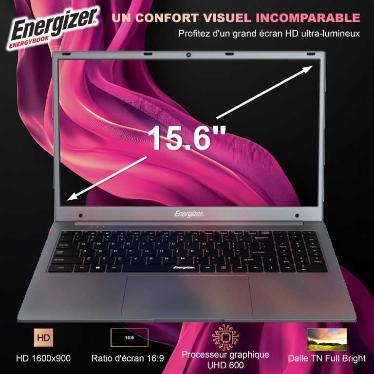 Energizer L15-N40-82AZ  - PC portable Energizer - grosbill.com - 2