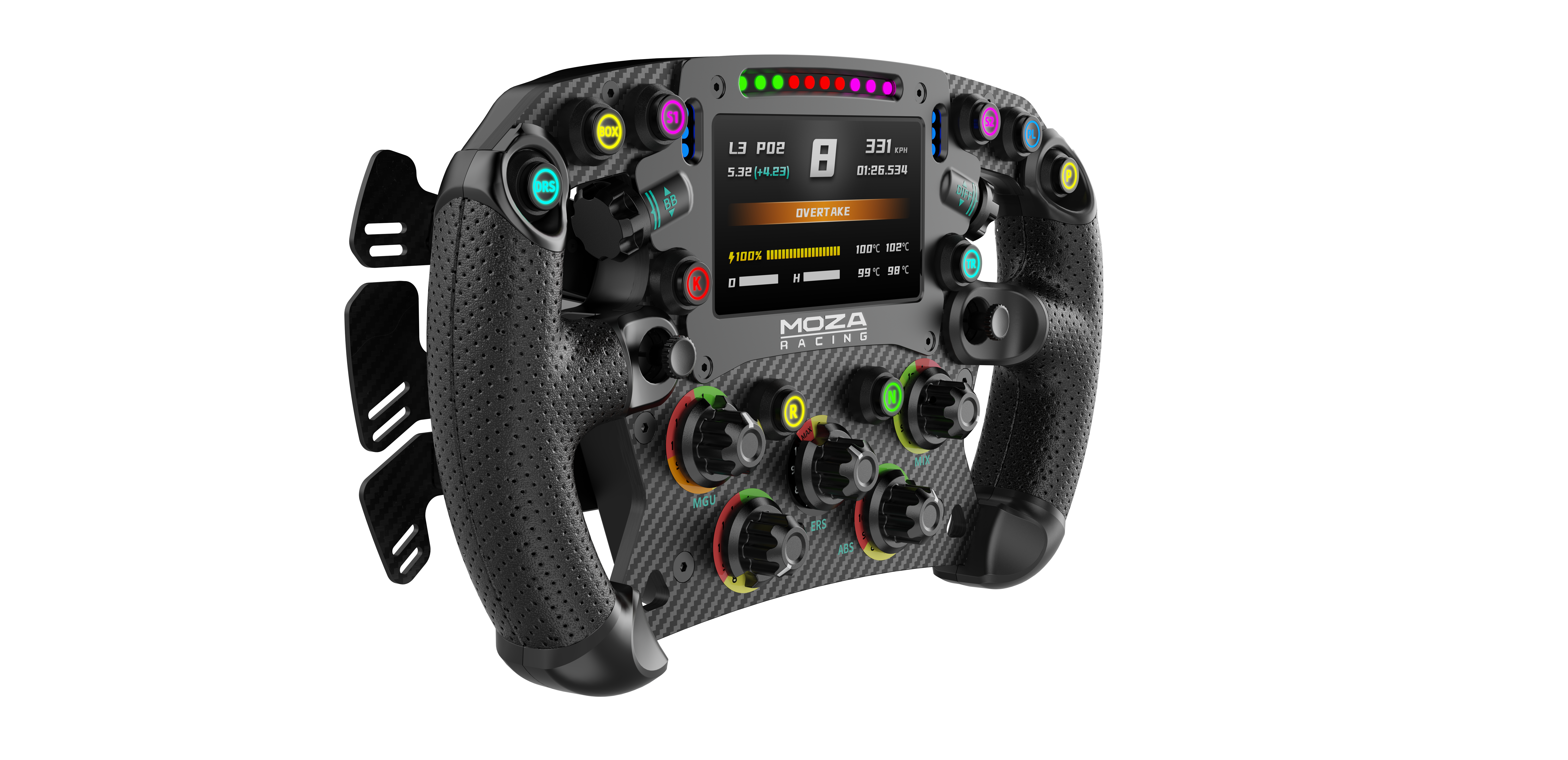 Moza Racing FSR2 Formula - RS068 (RS068) - Achat / Vente Volant PC sur grosbill.com - 4