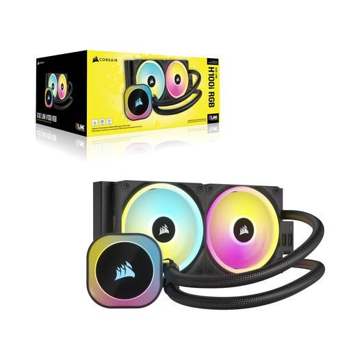 Corsair iCUE LINK H100i RGB 240 Noir - Watercooling Corsair