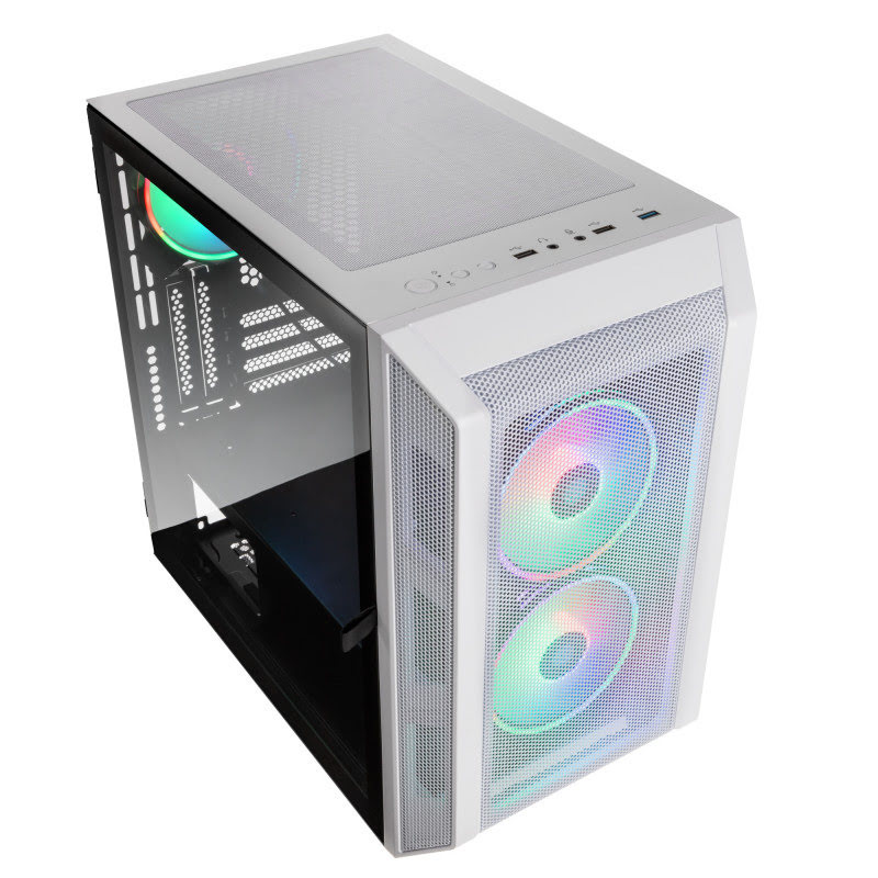 Kolink Citadel Mesh RGB White Blanc - Boîtier PC Kolink - 4