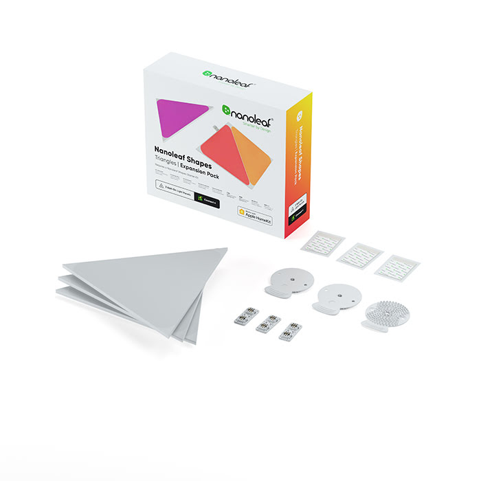 Nanoleaf Shapes Triangles Pack Expansion - 3 pièces (NL47-0001TW-3PK) - Achat / Vente Objet connecté / Domotique sur grosbill.com - 5