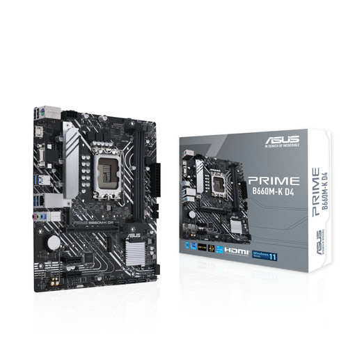 Grosbill Carte mère Asus PRIME B660M-K D4 - B660/LGA1700/DDR4/mATX