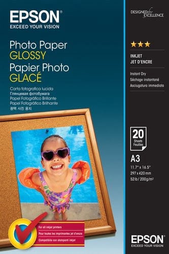 Paper/Photo Glossy A3 20sh - Achat / Vente sur grosbill.com - 0