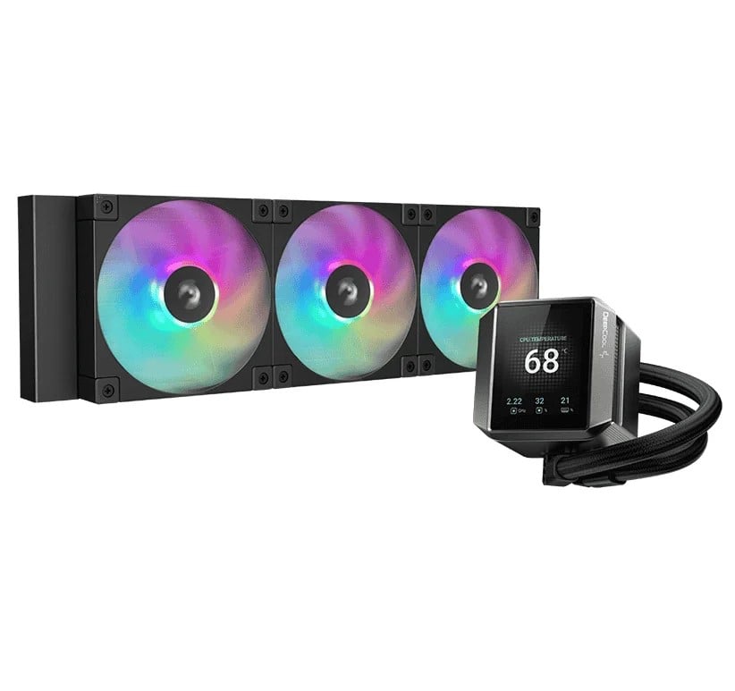 Deepcool CG530U Blanc + Mystique 360 ARGB Blanc - Boîtier PC - 5