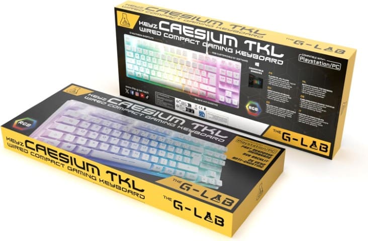 The G-LAB Keyz Caesiumt - Clavier PC The G-LAB - grosbill.com - 4