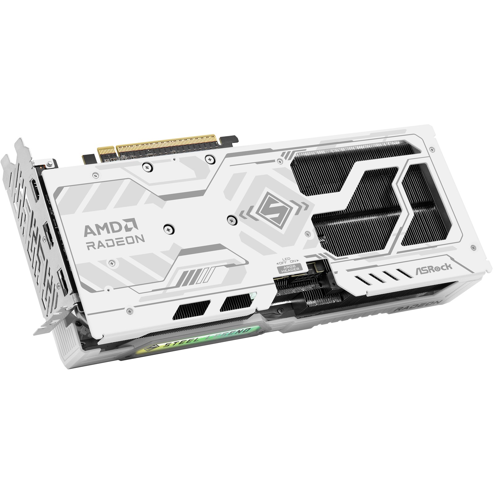 ASRock Radeon RX 9060 XT Steel Legend 16GB OC - Carte graphique - 3