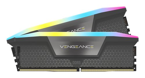 Corsair Vengeance RGB, DDR5-5200, CL40, AMD EXPO - 64 GB Dual-Kit, Grau - Achat / Vente sur grosbill.com - 2