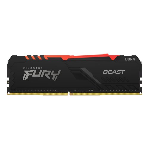 Kingston Fury Beast RGB 8Go (1x8Go) DDR4 3200MHz-Seconde Vie-Bon Etat - Mémoire PC Kingston sur grosbill.com - 0