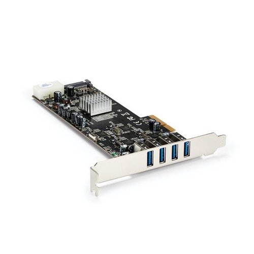 4 Port PCIe USB 3.0 Card w/4 Channels - Achat / Vente sur grosbill.com - 0