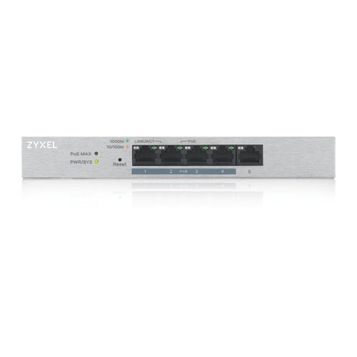 4 ports Gbps RJ45 PoE+-1 port Gbps RJ45 - Achat / Vente sur grosbill.com - 1