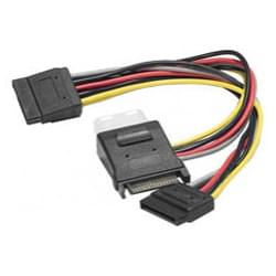 image produit   Doubleur d'alimentation Sata vers 1 Molex + 2 Sata Grosbill