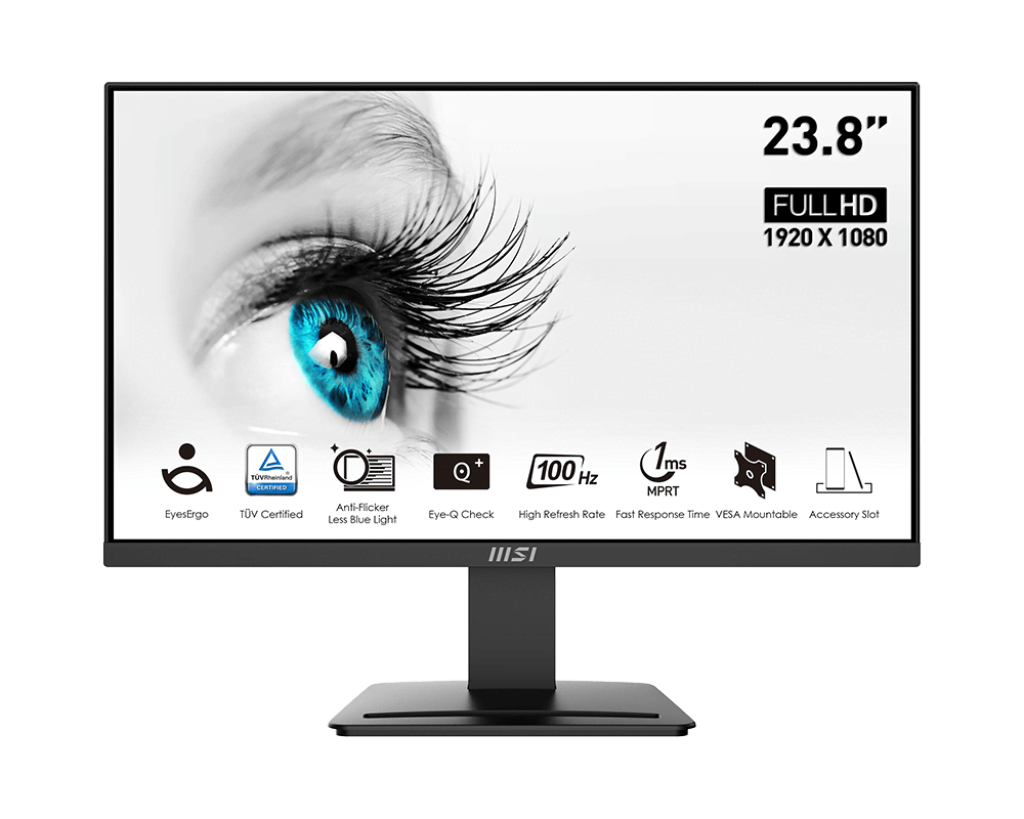 MSI PRO MP2412 23.8 FHD/100Hz/VA/1ms/FreeSync#