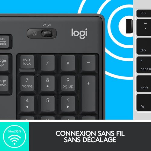 MK295 Silent Wireless Combo Graphite - Achat / Vente sur grosbill.com - 9