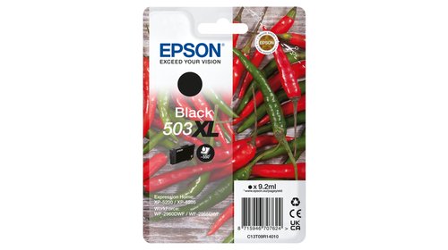 Epson Ink/503XL Chillies 9.2ml BK - Achat / Vente Consommable imprimante sur grosbill.com - 0