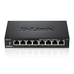 D-Link 8 ports 10/100 boitier métal - DES-108