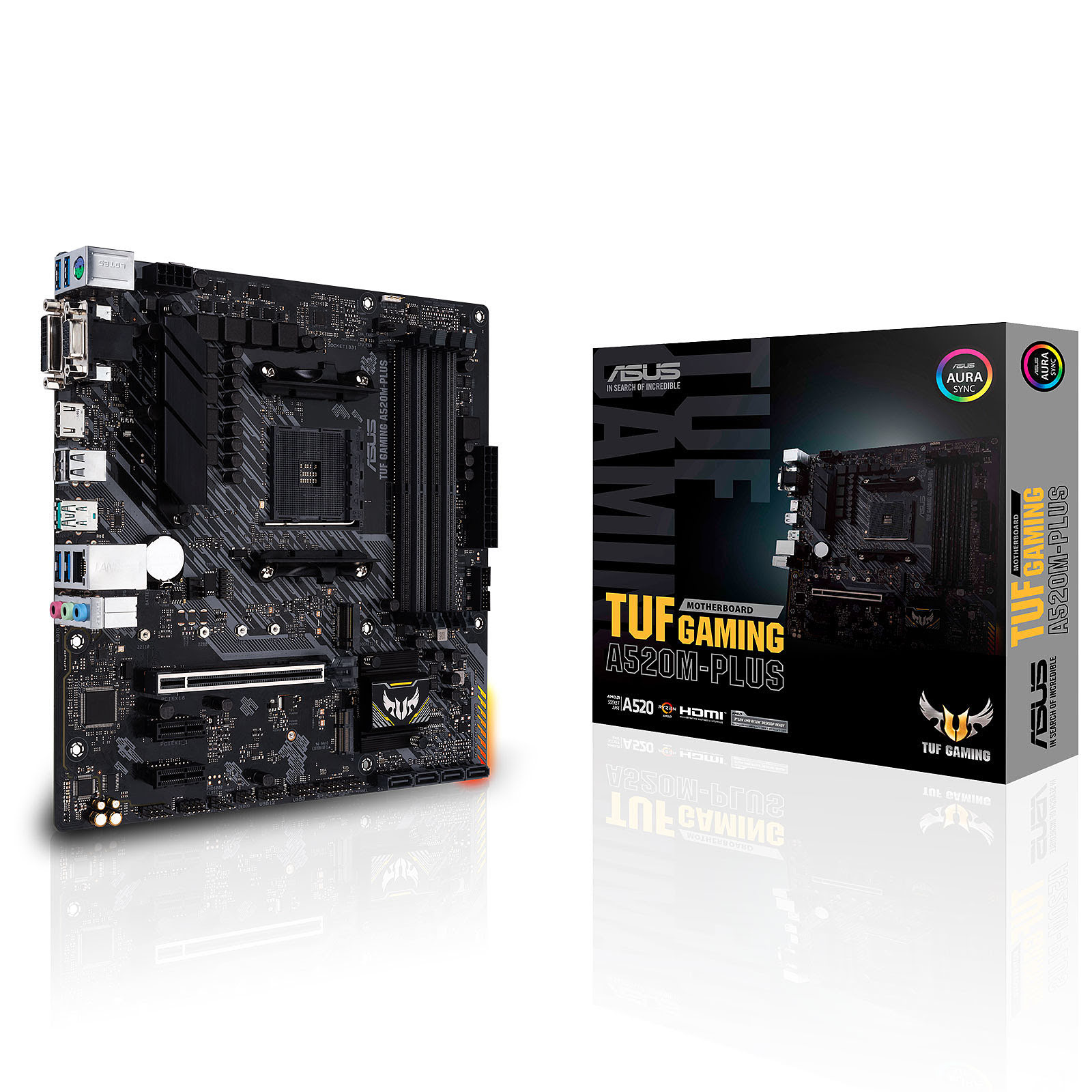 Asus TUF GAMING A520M-PLUS Micro-ATX  - Carte mère Asus - 0