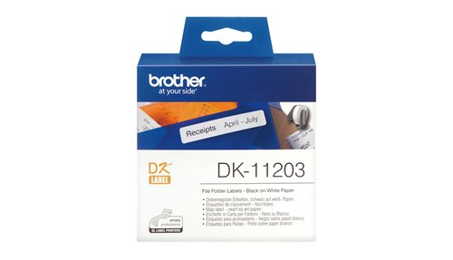 Brother Register folder label 300pc 17x87 f QL