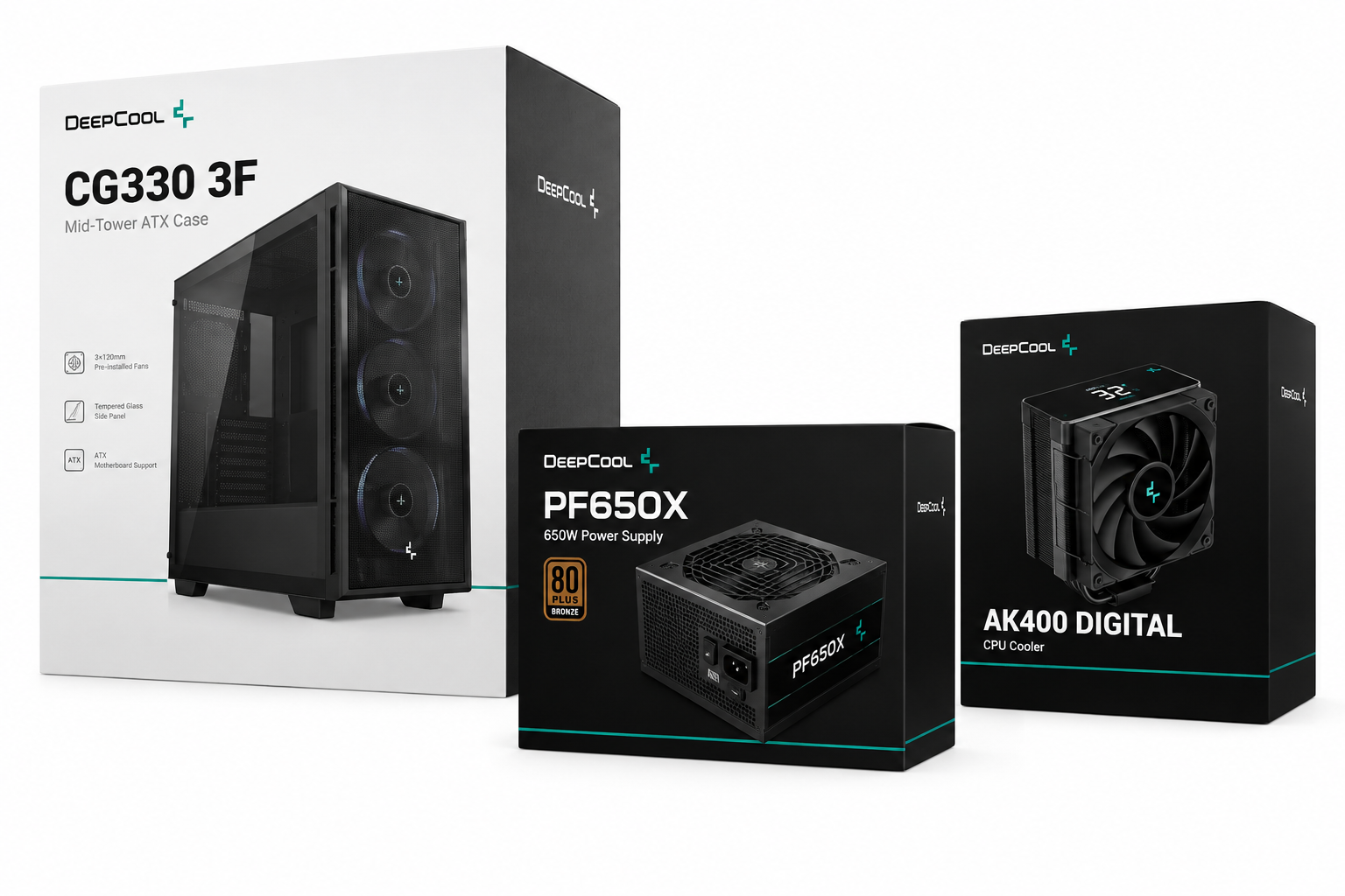 CG330 3F + PF650X + AK400 DIGITAL Full Noir# - grosbill.com - 0