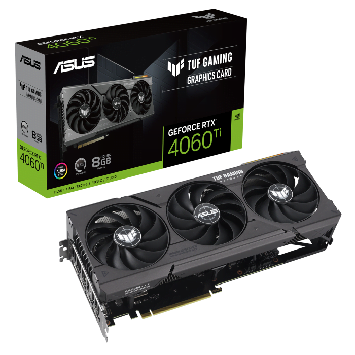 Asus TUF-RTX4060TI-O8G-GAMING  - Carte graphique Asus - 0