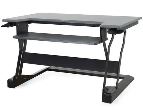 Ergotron 33-397-085/WorkFit-T Sit-Stand Desk Bk