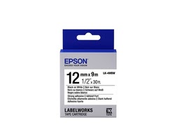 Grosbill Consommable imprimante Epson TAPE LK-4WBW STRNG ADH BLK-/WHT