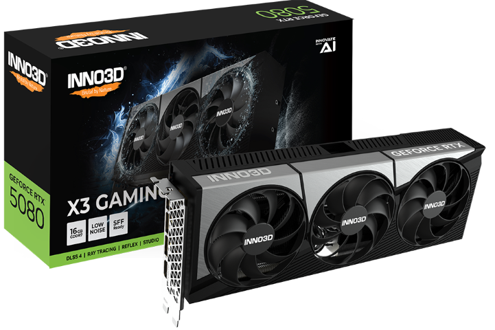 Inno3D RTX 5080 X3 Gaming OC 16GB  - Carte graphique Inno3D - 0