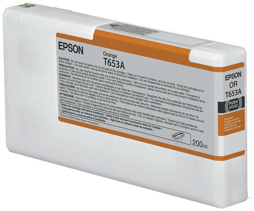 Epson Ink/T653A Ultrachrome HDR 200ml OR - Achat / Vente Consommable imprimante sur grosbill.com - 0