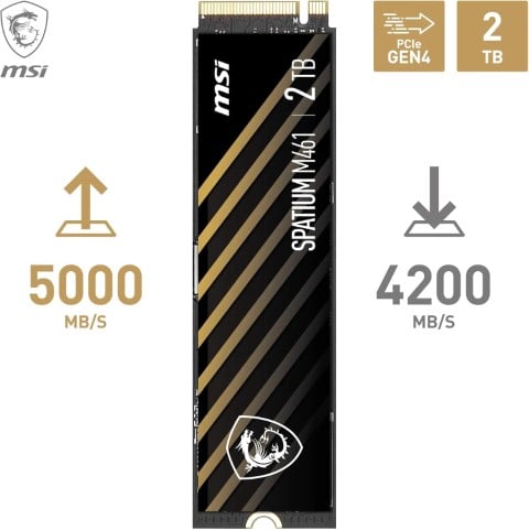MSI S78-440L1D0-P83 M461 2TB GEN4 NVMe   - Disque SSD MSI - 3