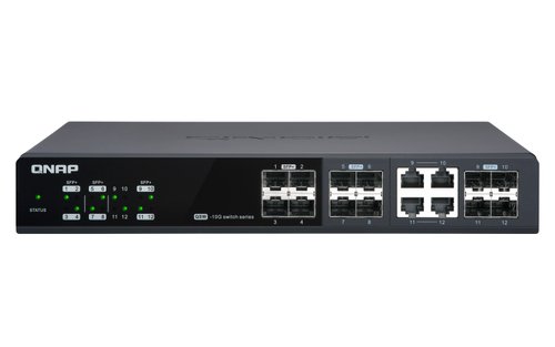 Qnap QSW-M1204-4C - 10 Gigabit/Sans POE/Manageable/8