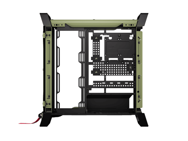 Corsair WARTHOG Performance Green- MT/Sans Alim/E-ATX Vert - Boîtier PC - 4