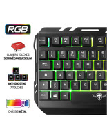 Pack Gaming 3 en 1 Clavier + Souris + Tapis de souris Spirit Of