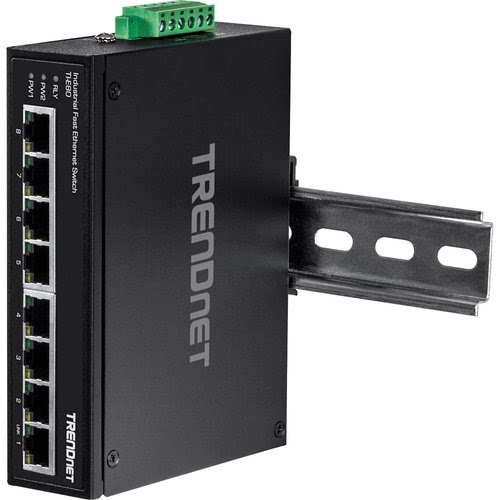 8-PORT IND.FAST ETH SWITCH - Achat / Vente sur grosbill.com - 3