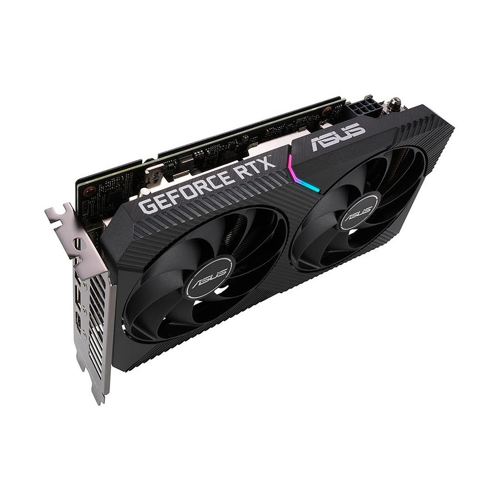 Asus DUAL-RTX3060TI-O8G-MINI-V2 LHR  - Carte graphique Asus - 3