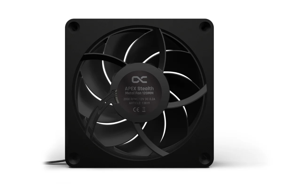 Alphacool Apex Stealth Metal 120mm Noir 2000 - Ventilateur boîtier - 2