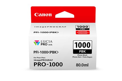 Canon Ink/PFI-1000 Cartridge Photo BK - Achat / Vente Consommable imprimante sur grosbill.com - 0
