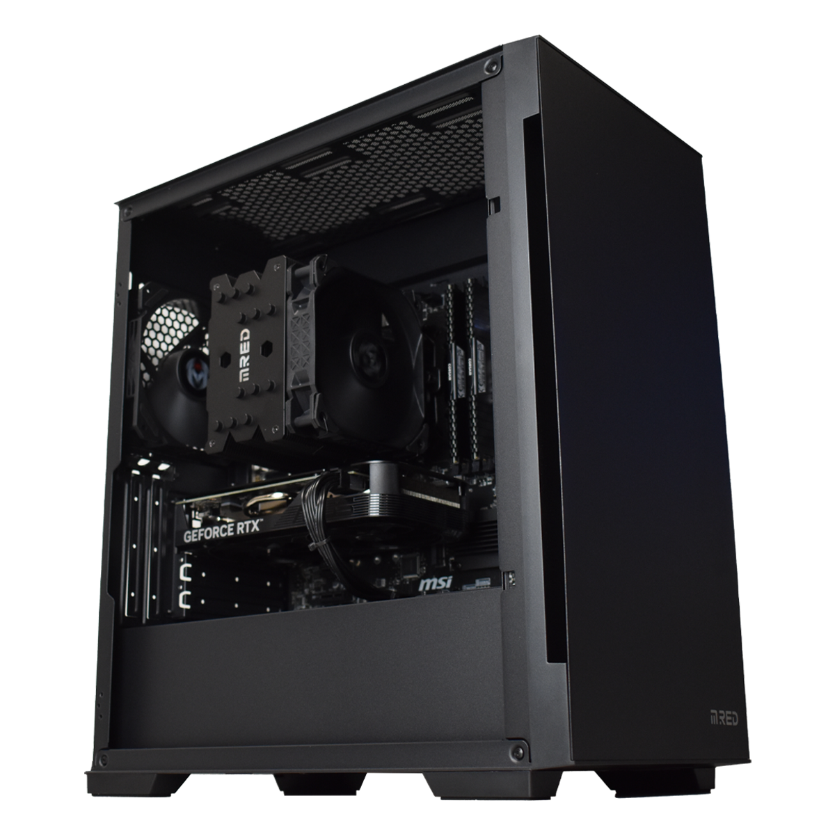 M.RED Obsidian - R5-5500/RTX4060/16Go/1To/W11 (PCG-10602165) - Achat / Vente PC Fixe sur grosbill.com - 0