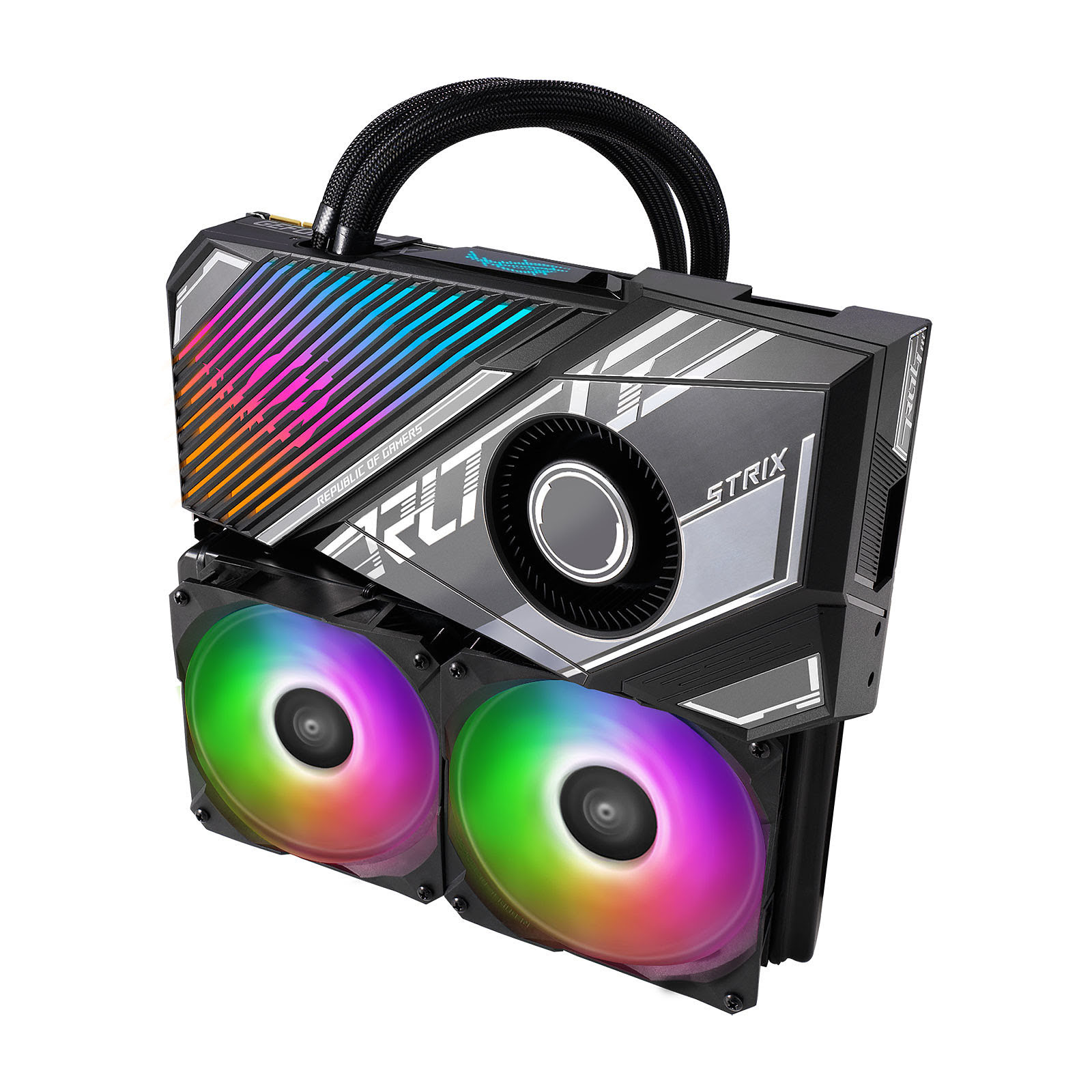 Asus ROG-STRIX-LC-RTX3090TI-24G-GAMING  - Carte graphique Asus - 3