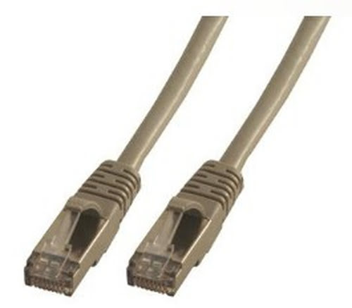 MCL Samar CAT6A F/UTP Patch cable - 50 cm Grey