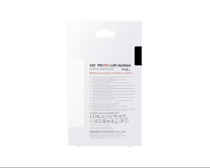 Samsung 990 PRO Dissipateur  M.2 - Disque SSD Samsung - 8