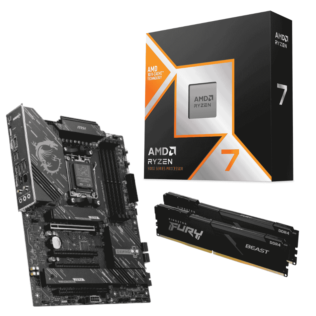 X870 GAMING PLUS WIFI + 9800X3D + Fury Beast 2x16 - grosbill.com - 0